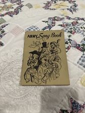 Vintage 1941 WWII Army Song Book Paper Booklet picture
