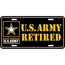U.S. Army Retired License Plate picture