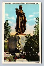 Bismarck ND-North Dakota, Shoshone Indian Bird Woman, Vintage Postcard picture