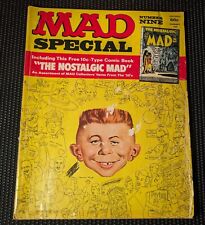 Vintage 1972 MAD Magazine - Special Number Nine With The Nostalgic MAD Insert picture