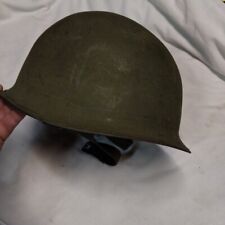 Vintage US M1 Helmet Rear Seam Paratrooper Helmet picture