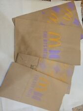 [X2] McDonald's x BTS 2021 LIMITED EDITION BTS COLLAB Meal Bags [SMALL & LARGE] picture