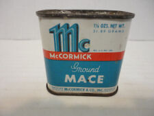Vintage 1946 McCormick Mace Metal Seasoning Tin picture