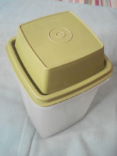 Vintage 70's Tupperware Pickle Keeper Avocado Green 3 Piece Complete 1330-6 picture