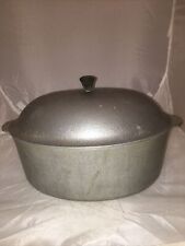 Club Hammercraft Aluminum Roasting Pan 15” Dutch Oven Lid And Pan Vintage picture