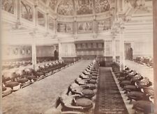 Two Large 1890s White Star Line Photos Interior of S.S. Majestic & Teutonic    picture