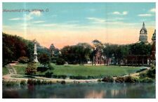 Warren Ohio OH Monumental Park Landscape c.1910 Vintage Postcard picture