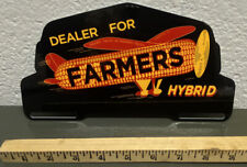 Farmers Hybrid Metal Plate Topper Sign Feed Seed Agriculture Farm Gas Oil picture