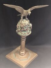 Antique Eagle Oroya Peru Solid Brass 1927 picture