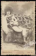 ID’d Victorian Snake Charmer Rare Sideshow Ringling Bros Circus Photo Antique picture