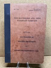 The Baltimore and Ohio Railroad Co. Rules for Heating Equipment 1955 picture