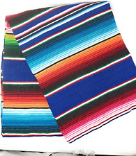 Mexitems Large Authentic Mexican Blankets Serape Blanket 84 X 60 (Pick Your Colo picture