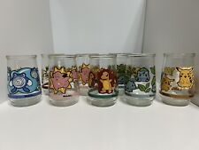 Vintage Welch's 1999 Jelly Glass Pokemon Jar Lot of 8; Pikachu, Charmander, Etc. picture