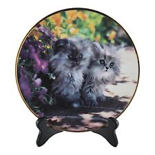 Sitting Pretty Collectors Plate Nancy Matthews Franklin Mint Heirloom Cats picture
