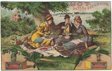1880s New York Steamer Gen Sedgwick Briggs Excursions Trade Card Saloon Steamer picture