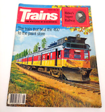 Trains Magazine 1984 August Hitler's super railway Train that beat the 400 picture