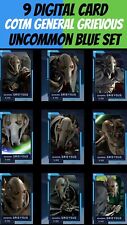 COTM Character of Month General Grievous Blue Set + Award Topps Star Wars Trader picture