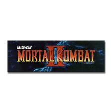 Mortal Kombat II 2 Premium Arcade Marquee For Restoration Backlit Sign picture