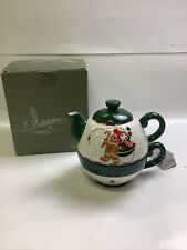 Seasons of Cannon Falls Sandi Gore Evans Gingerbread and Snowman Tea for One picture