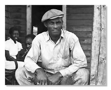 Arkansas Sharecropper & Family Members c1935, Black Man, Vintage Photo Reprint picture