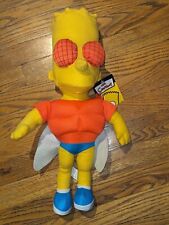Simpsons Action Figure Treehouse Of Horrors THE FLY Plush Bart Doll 18 inch New picture