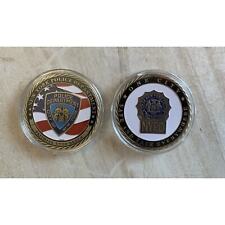 CHALLENGE COIN NEW YORK POLICE DEPARTMENT ONE CITY SAFE AND FAIR DETECTIVE picture