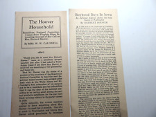 Rare 1928 Herbert Hoover Presidential Campaign Brochures picture