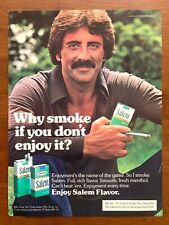 1978 Salem Cigarettes Vintage Print Ad/Poster Retro Man Cave Bar Art Décor 70s picture