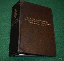 VINTAGE BOY SCOUT - 1963 12th NATIONAL TRAINING CONFERENCE BINDER picture