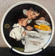 1989 Norman Rockwell Mother's Day Sunday Dinner 8.5