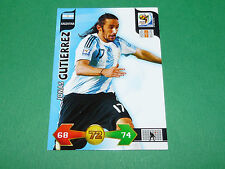 JONAS GUTIERREZ ARGENTINA PANINI FOOTBALL FIFA WORLD CUP 2010 CARD ADRENALYN XL picture