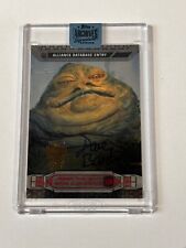 Jabba the Hutt 2018 Star Wars Archives Signature Barclay Auto 2/5 SSP Autograph picture