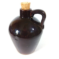 Early The Roycroft Shop East Aurora NY Brown Stoneware Jug Cider Syrup picture