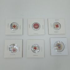 Lot Of 6 Vintage American Red Cross Pins picture