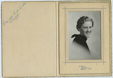 Antique Photo in Folder - Denver, Colorado - 1937 - CLAUDINE - (Graduation?) picture