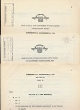 1957 & 1958 Canada ~ Alberta Departmental Exams (3) High School & University picture