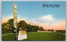 Salisbury MD - Willow Court Motel - Sign - AAA - Motel Far Back picture