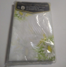Vintage NOS Wondercale By Springmaid Two Standard Daisy Print Pillow Cases picture