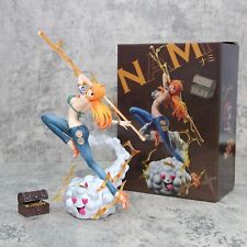 30cm One Piece Nami and Zeus Collectible Figure Statue Toys Gift picture