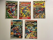 Marvel Team-Up Lot 5 Spider-Man 9, 11, 13, 17, 65 Poor To Fair Condition picture
