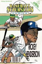 Baseball Superstars Comics #5 Henderson Newsstand (1991-1993) Revolutionary picture