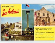 Postcard Greetings From San Antonio Texas USA picture