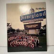 Vintage 1997 Official Disneyland Guest Relations Staff Group Picture 16x20” RARE picture