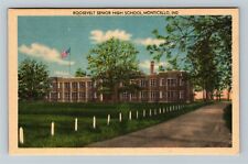 Monticello IN-Indiana, Roosevelt Senior High School, Vintage Postcard picture