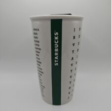 Starbucks Coffee Mug Travel Tumbler Word Search Double Wall Crossword Ceramic picture