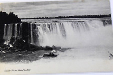 Antique RPPC Real Photo Postcard Niagara Falls and Maid of the mist early 1900s picture