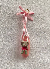 1997 Future Star ~ Mouse in Pink Ballet Slipper ~ Hallmark Miniature Ornament picture