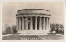 RPPC Postcard Harding Memorial Marion OH  picture