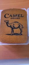 Vintage 1998 Camel Antique Silver Zippo Lighter NEW In Wooden Camel Box picture