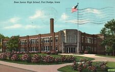 Postcard IA Fort Dodge Iowa New Junior High School Posted 1952 Vintage PC G7942 picture